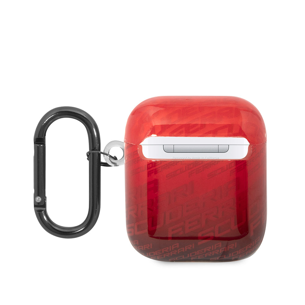 Ferrari Airpods Orjinal Lisanslı IML Baskılı Klasik Logolu SF Desenli TPU Kılıf Ferrari Airpods Orjinal Lisanslı IML Baskılı Klasik Logolu SF Desenli TPU Kılıf